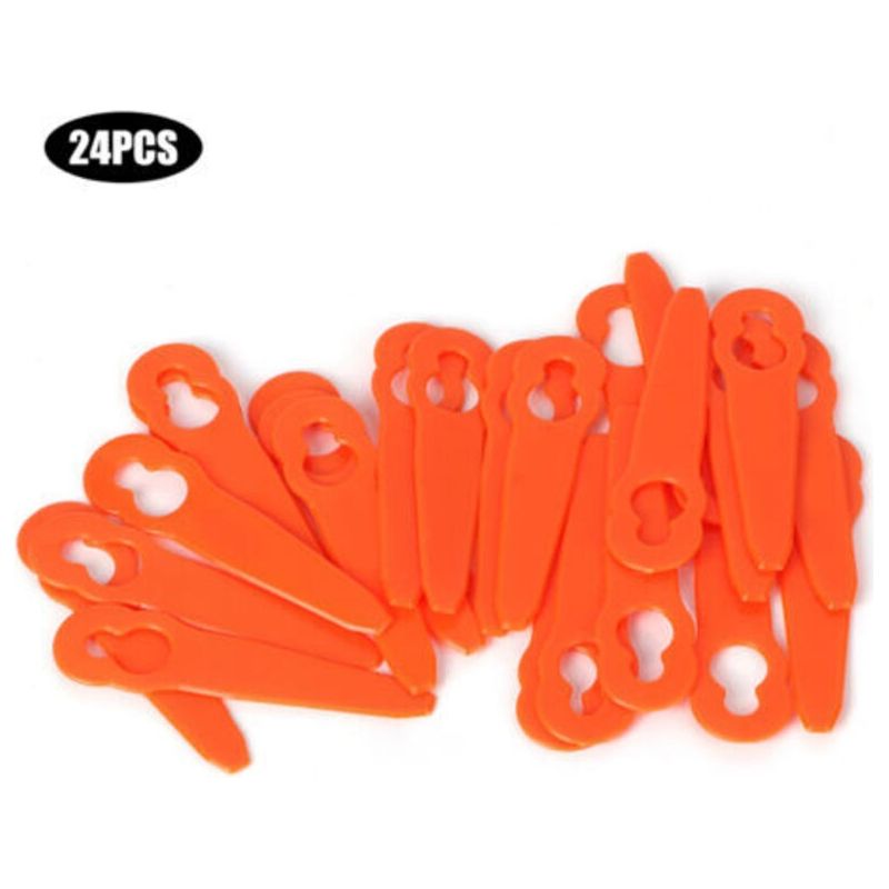 24 Ersatzklingen Für Rasenmäher, Orange