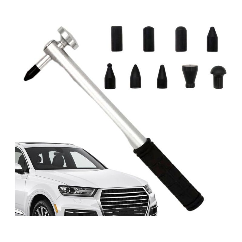 Werkzeug Zur Reparatur Von Autobeulen, Strong Hammer Tap Down Mit 9 Köpfen, Tragbares Handwerkszeug-kit Zum Ausbeulen