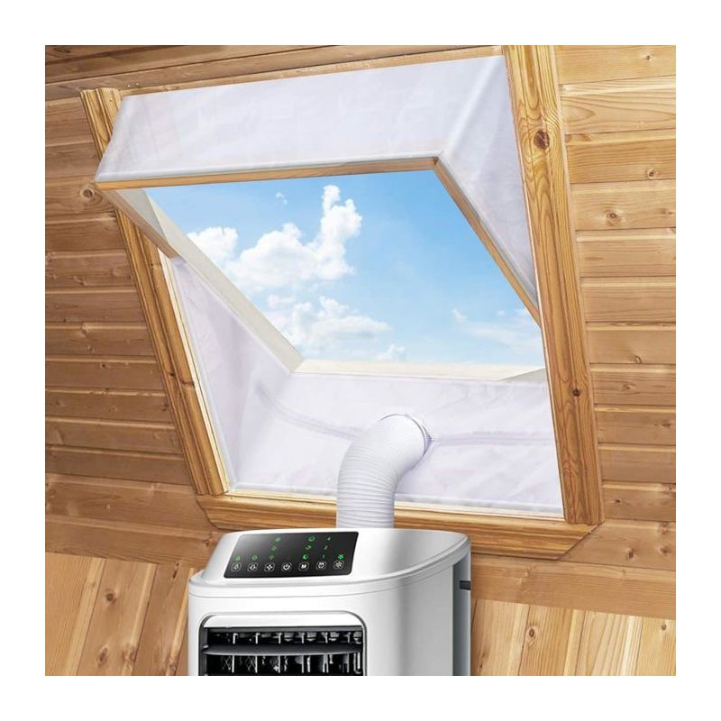 Kit Fensterabdichtung Für Mobile Klimaanlage, Kein Bohren Erforderlich, 2 X 190 Cm