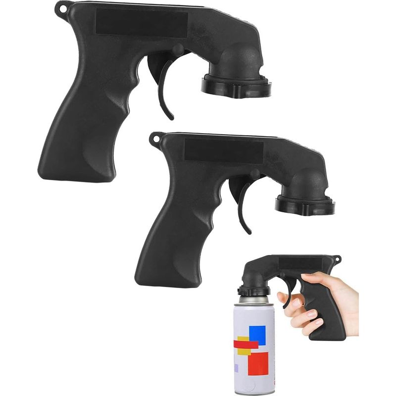2er-set Zubehör Für Farbmaschine, Sprühadapter, Griff Für Farbspritzpistole, Universalgriff Für Aerosoldosen, Griffhalterung Zum Streichen