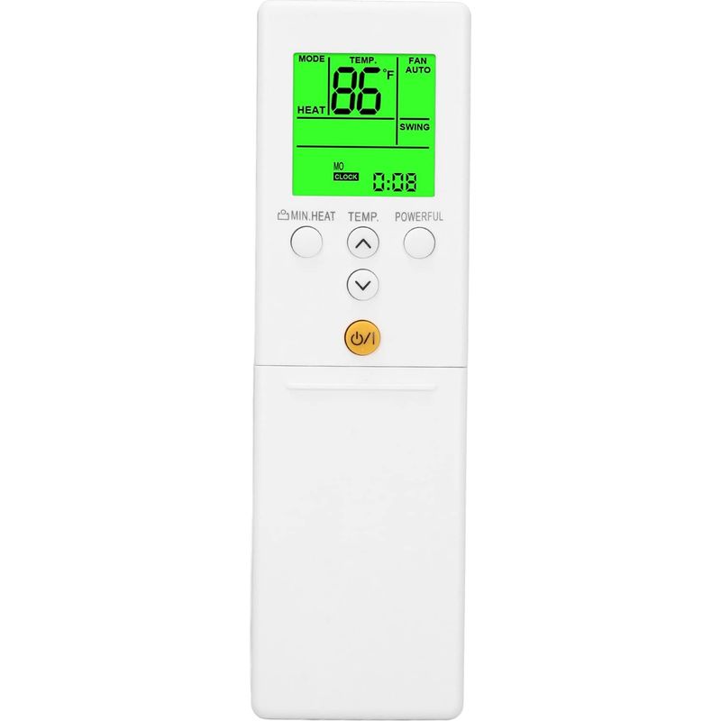 Ersatz-fernbedienung Für Fujitsu-klimaanlage, Fernbedienung Mit Dual-display Für Fujitsu-klimaanlage Für Ar Rem1u Arrem1u Asu9rls3y Asu12rls3y Asu15rls3y Asu30rle