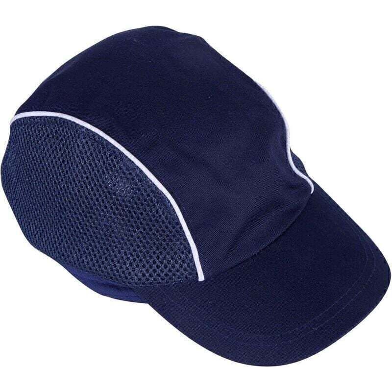 Sicherheitskappe Mit Sturzschutz, Harte Kappe, Kopfschutz, Sport-baseballkappe, Stoßfest Für Arbeit, Bau Und Heimwerken, Aus Baumwolle, Blau