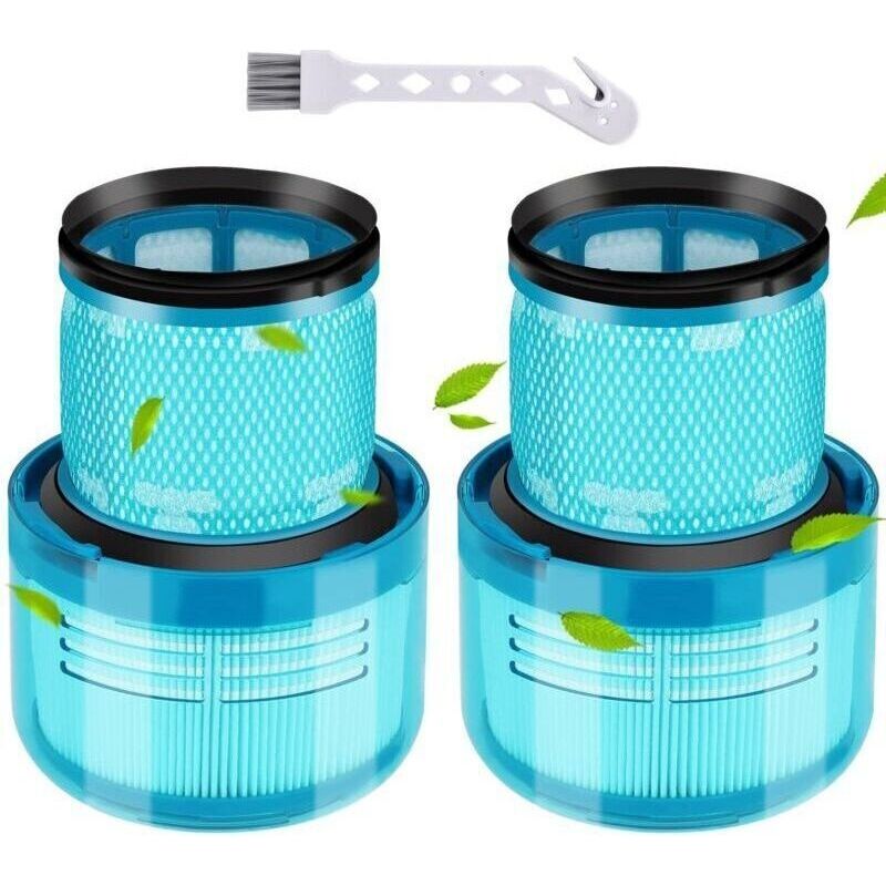 Kompatible Filter Für Dyson V6 V8 V11 V12 V15 Detect Absolute, 2 Stück Ersatzfilter Für Dyson-staubsauger, Blau