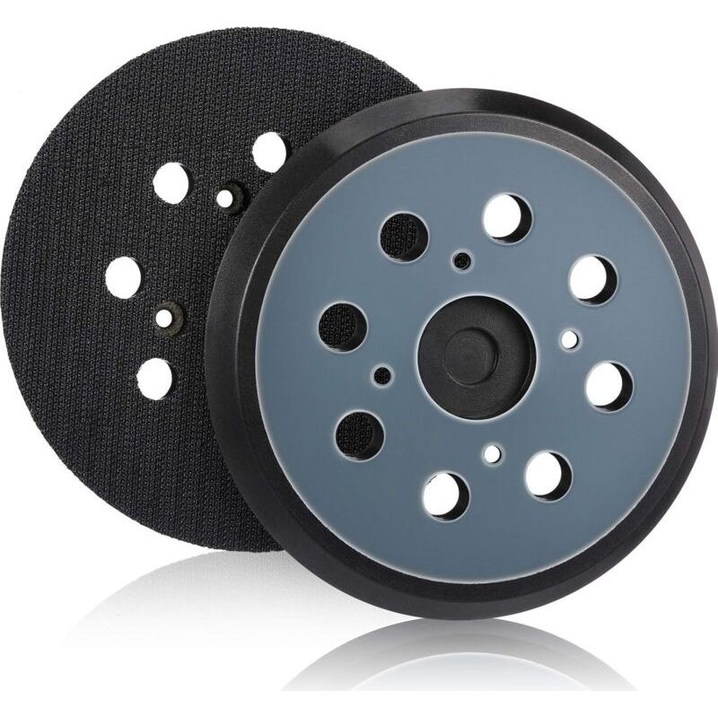2 Stück 125 Mm Ersatz-schleifteller Für Exzenterschleifer Mit Klettverschluss Und 8 Löchern, Für Winkelschleifer (blau)