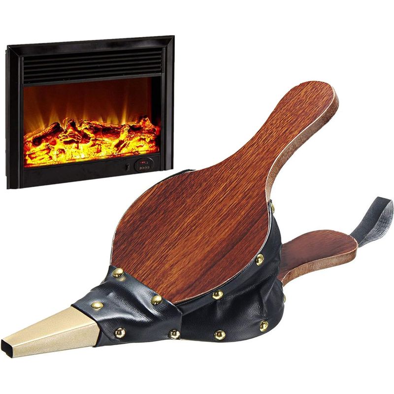 Kaminblasebalg, Vintage Holzblasbalg, Kaminblasebalg Für Den Innenbereich, Holzfeuer-blasebalg, 30,5 X 12,5 Cm