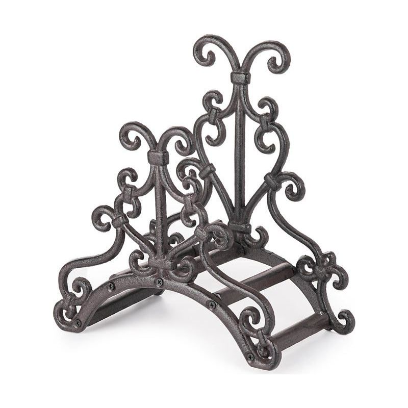 Gusseisen-wandhalterung Für Gartenschlauch – Vintage-schlauchaufroller 27,5×15×30 Cm