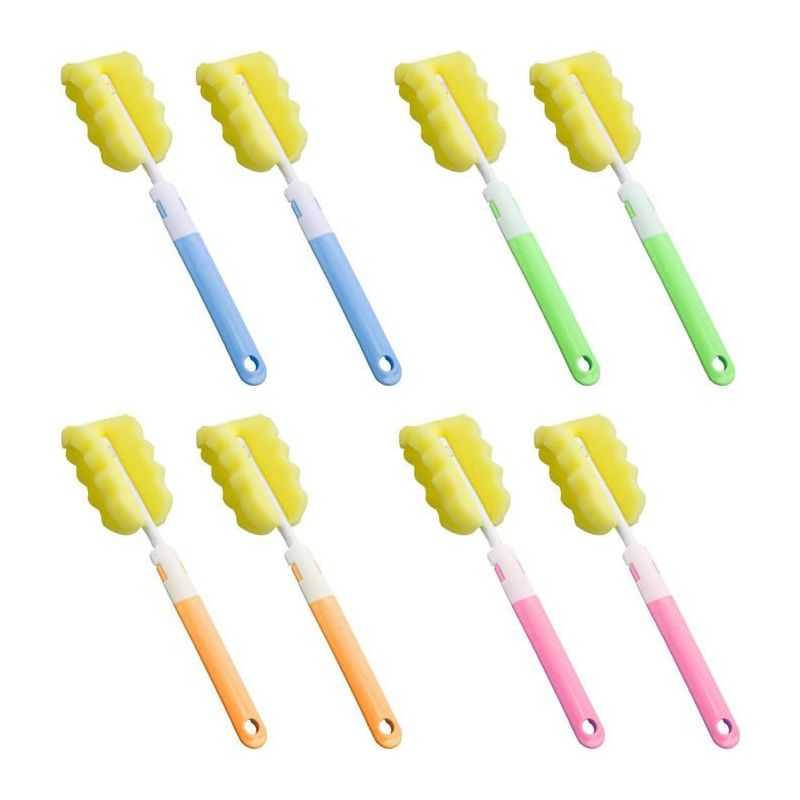 Flaschenbürste 28 10 Cm Für Kratzfreie Flaschenreinigung, Mehrere Farben, 8 Stück