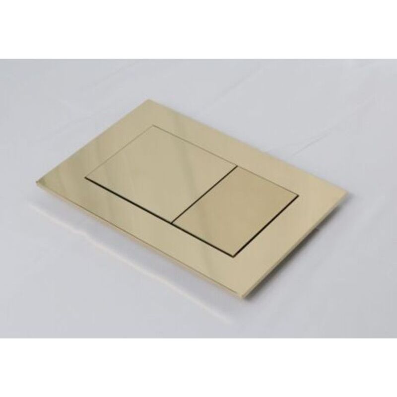 Für Tecenow-toilettenspültastenplatte, Geeignet Für Dual-spülsysteme, Glänzendes Gold