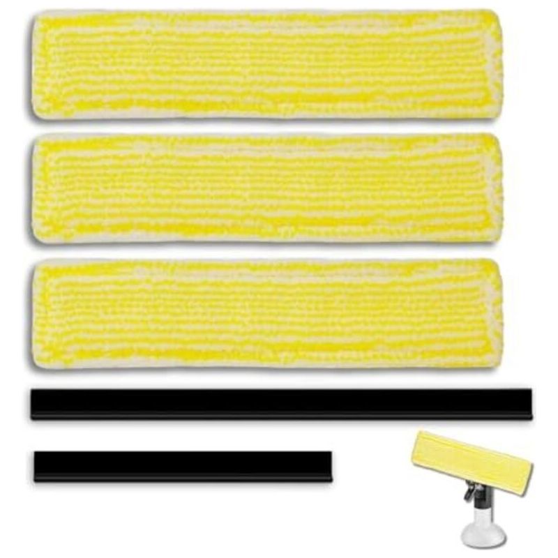 Pièces De Rechange Pour Aspirateur De Vitres Kärcher, Tampons De Rechange Haute Performance De Nettoyage Et Lèvres De Rechange Pour Wv2 Wv5