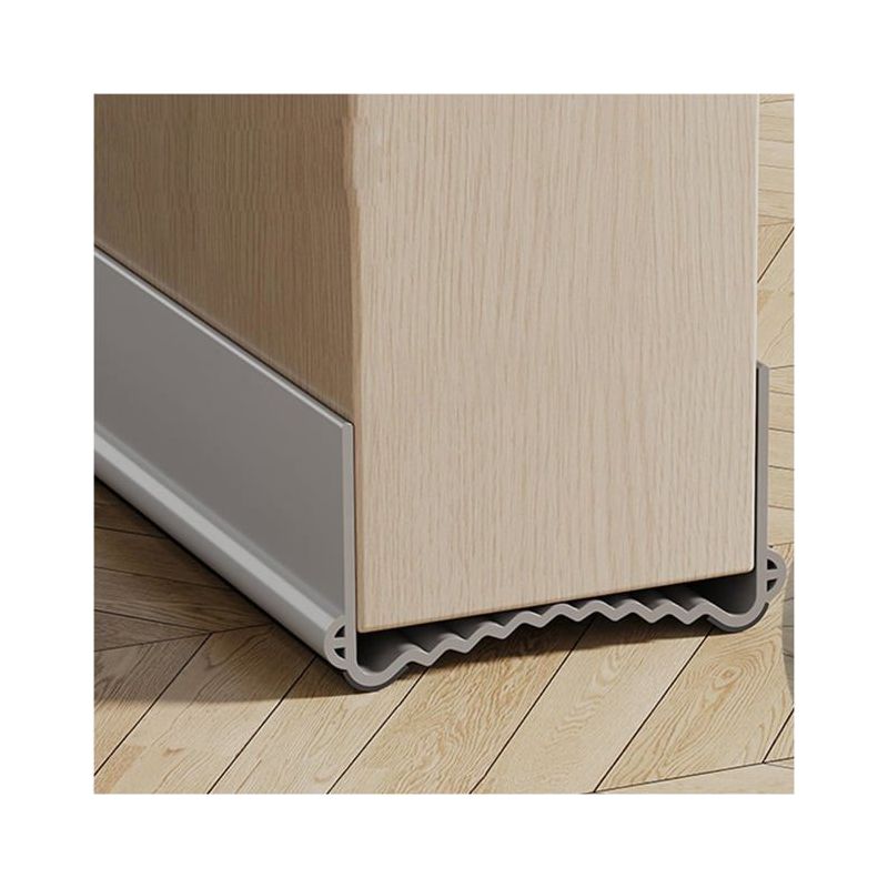 1 M Pvc-isolierstreifen Für Türen, Grau, Breite 5,5–8 Cm – Dichtung Gegen Kälte Und Lärm