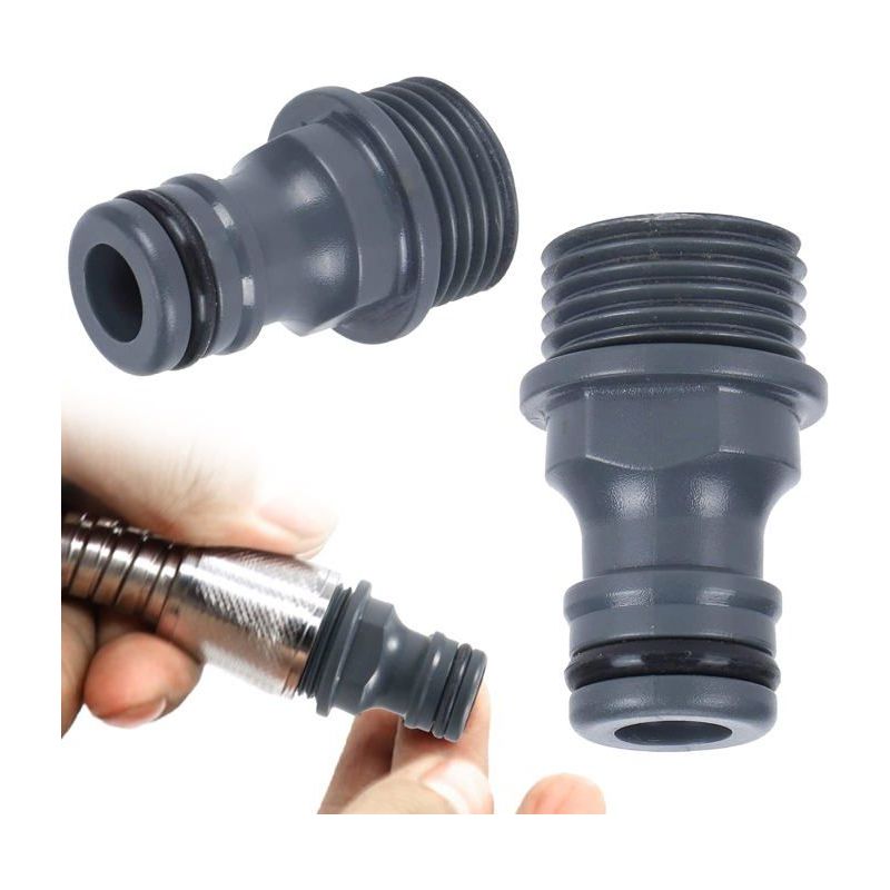 2er-set Männliche G1/2-anschlüsse Für Wasserhahn – Außengewinde Abs 1/2