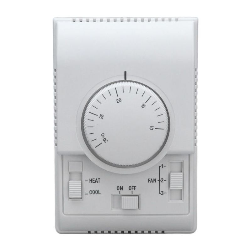 Mechanischer 2-wege-thermostat Für Zentrale Klimaanlage 110–220v – Steuerschalter (grau)