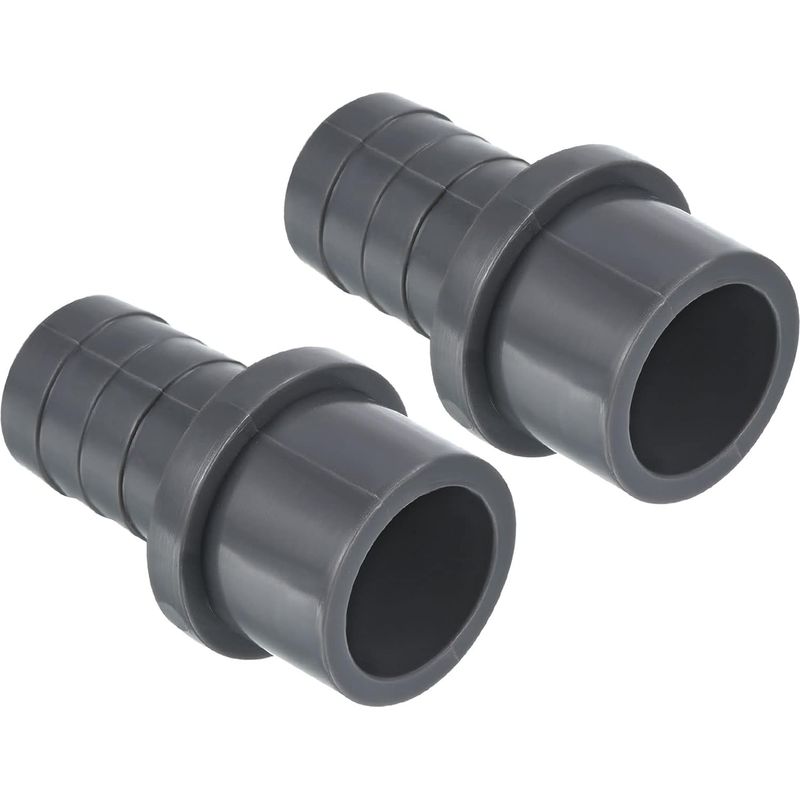 Rohrreduzierstück, Außendurchmesser Der Muffe: 32 Mm X Außendurchmesser Des Tüllenanschlusses: 25 Mm, 2 Stück Pro Packung, Gerader Verbinder, Grau.