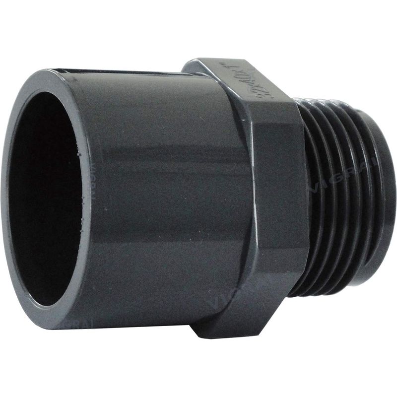 Klebeverbinder Aus Pvc - 50 Mm - T-stück - Verbindungsstück Aus Pvc - 63/50 Mm X 1 1/2 Zoll