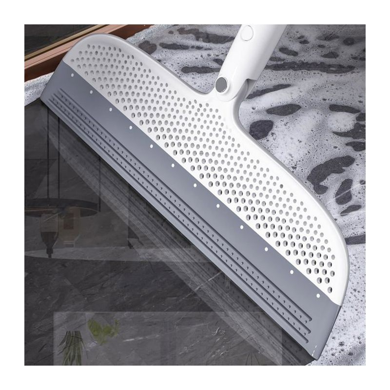Wasserabsorbierender Silikonbesen, Ein Ideales Werkzeug Zur Entfernung Von Tierhaaren, 105 Cm Langer Griff, 180° Drehbar.