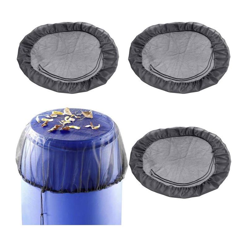 4er-pack Netz Für Regenwasserauffangbehälter, 60 Cm Schutznetz Für Regenwassersammler, Regenwasserauffangnetz, Zisternen-netz, Wasserfilter