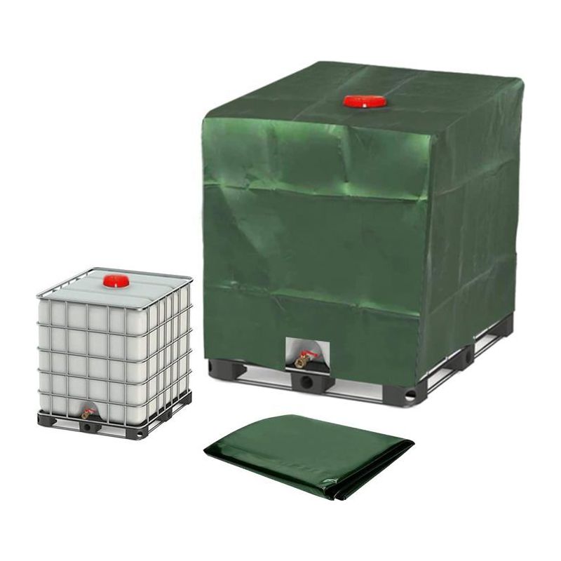 Abdeckung Für 1000l Ibc-tank, Schutzabdeckung Für Behälter, Staubschutzhülle Grün 120 X 100 X 116 Cm