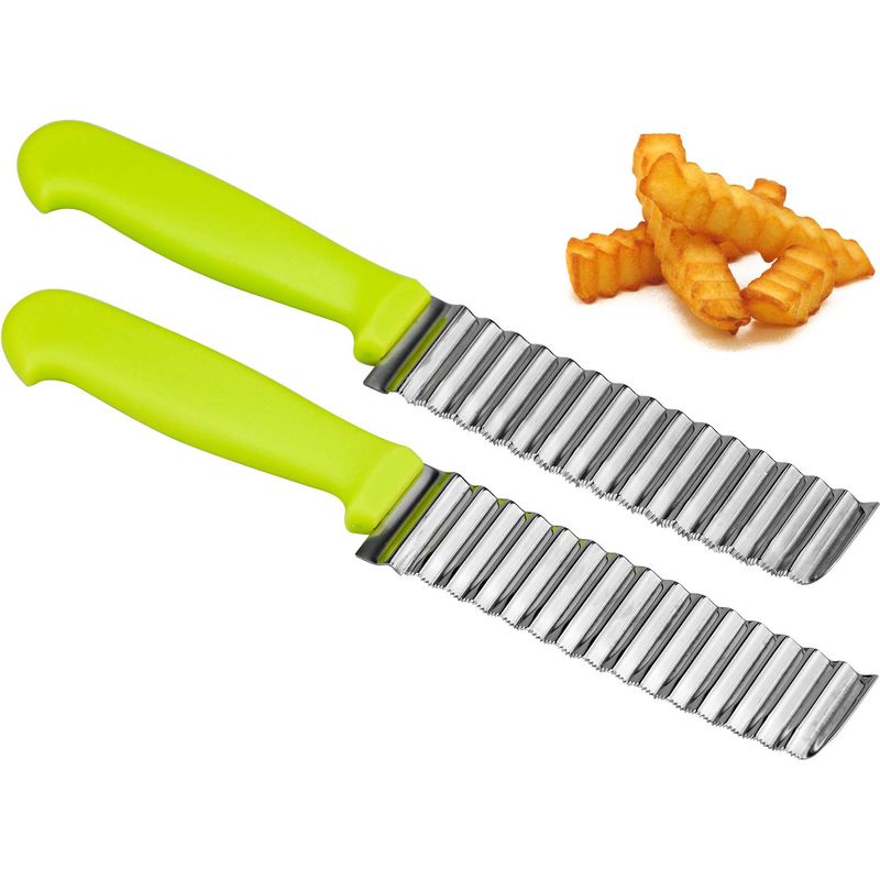 Gewellter Gemüseschneider, Kartoffelschneidemesser, Gewelltes Frittiermesser Für Chips, Salate Und Basteln
