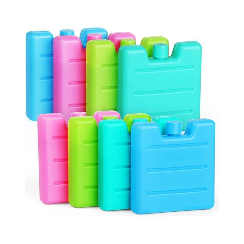 8er-set Mini-eiswürfel-kühlakkus, 7,5x7x1,5 Cm/65 G, Wiederverwendbare Gefrierbeutel Für Kühltaschen Und Isolierbeutel