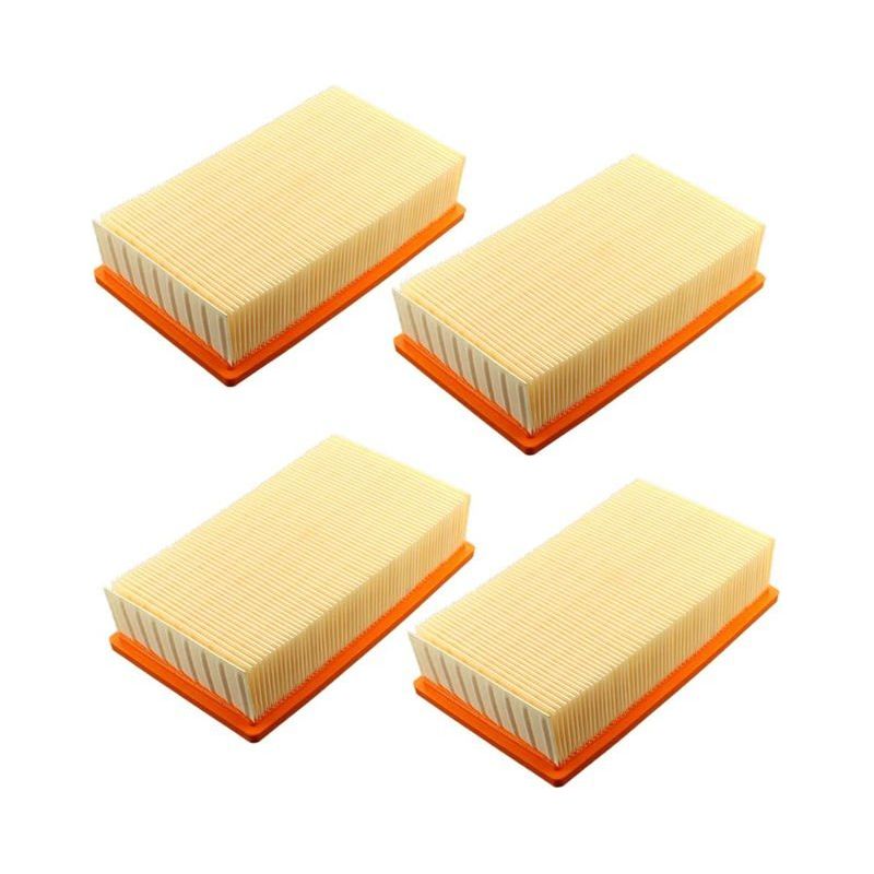 Satz Von 4 Flachen Faltenfiltern Für Staubsauger Hilti Vc20/vc40/um Und Karcher Nt25/nt35/nt45 - Aimoonsa