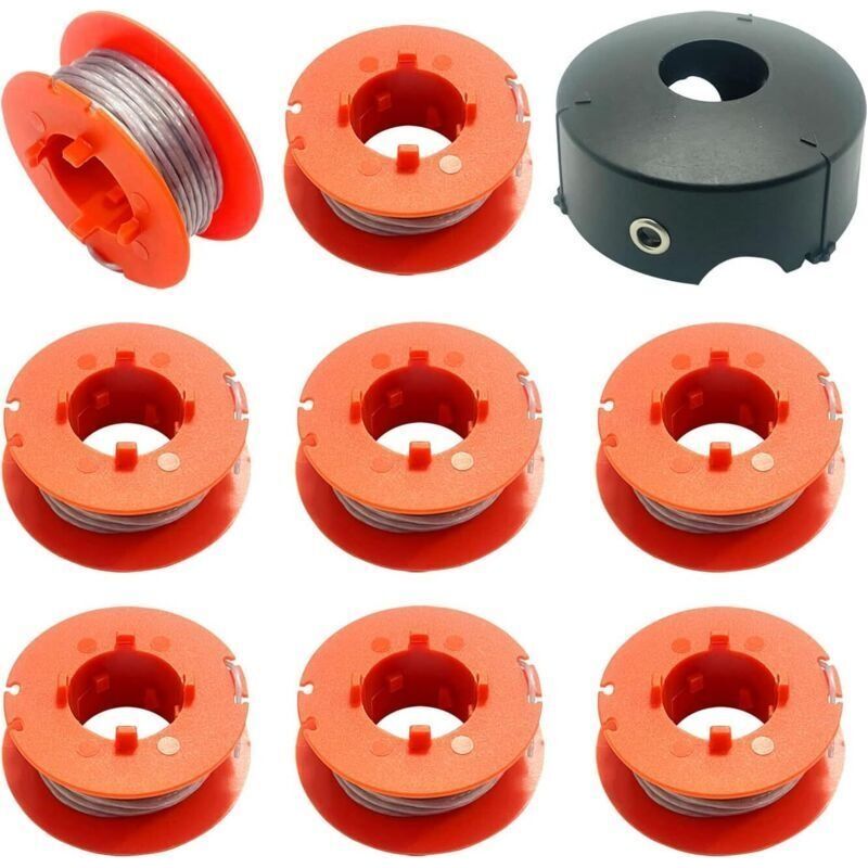Spule Und Faden Für Bosch-rasentrimmer - Automatische Spule Für Rasentrimmer Art 23 26 30 -f016800175 (8 Spulen + 1 Kappe)