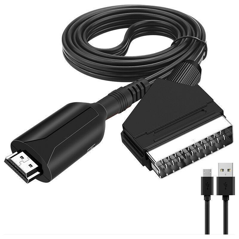 Péritel-zu-hdmi-wandler, Audio-video-adapter Für Hdtv/dvd/receiver/ps3/pal/ntsc Starlight - Rwspannungswandler.