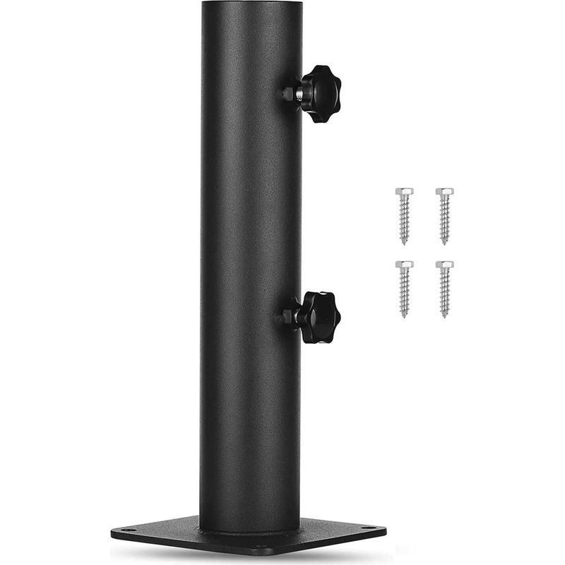 Robuste Sonnenschirmständer, Sonnenschirmrohre, Verstellbare Metallene Sonnenschirmständer – Sonnenschirmständer Geeignet Für Terrassen, Stege Und Picknicktische.