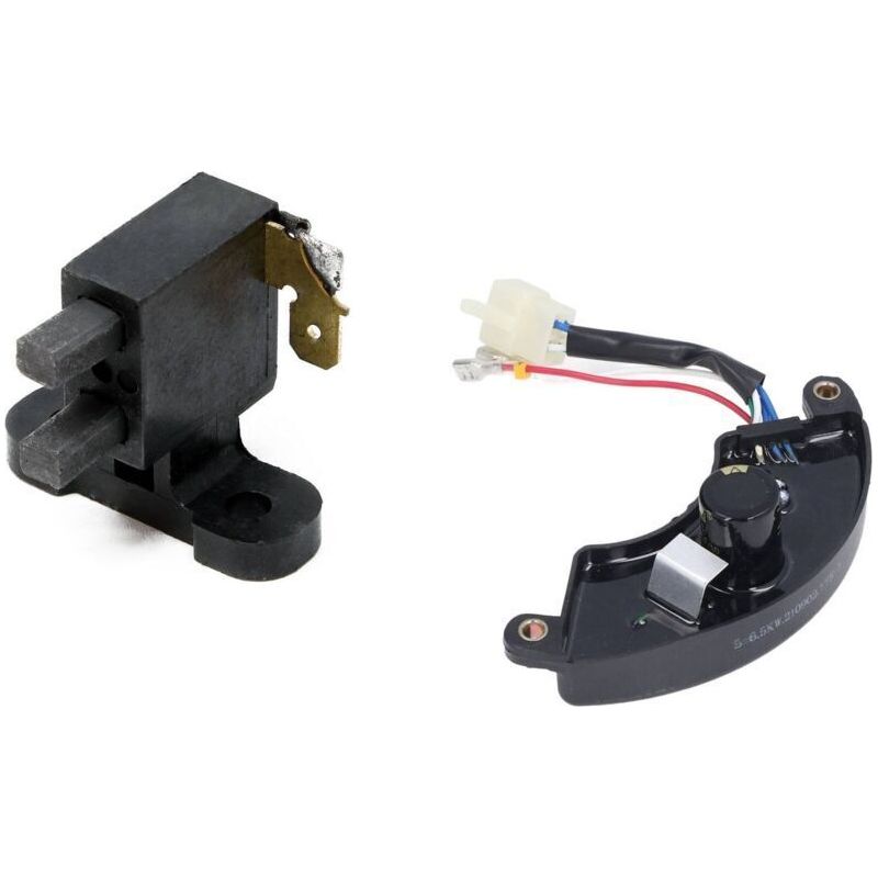 Universeller Avr-spannungsregler Für Diesel- Und Benzingeneratoren 5-6,5 Kw 1ph 220v Halbmond-design, Ersatzteil Für Stromgeneratoren Bürstenhalter Mit Kohlebürsten Für 3-phasig