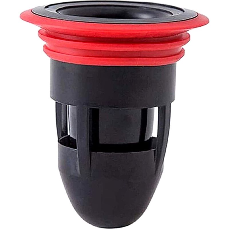 Geruchsfilter Für Abwasser, Bodenablauf, Spülbeckensiphon, Haarfänger, Ø45 Mm, Schwarz