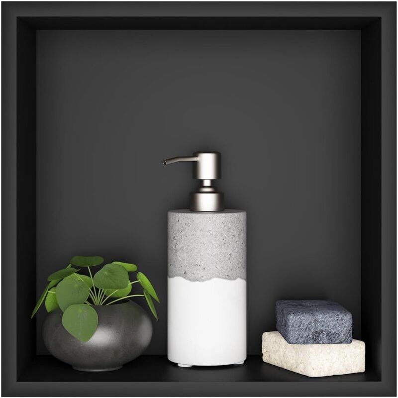 Edelstahl-duschnische Sus304 – Abmessungen 32x32x12,5 Cm – Horizontale Oder Vertikale Installation – Rostbeständig