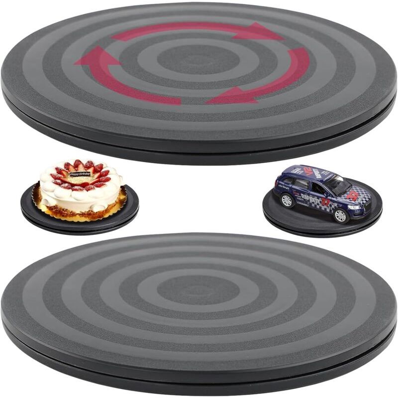 Universeller Drehteller 20 Cm – 360° Drehbar – Tragfähigkeit 20 Kg – Kugellager Für Gleichmäßige Drehung – Für Pflanzen, Lautsprecher, Computer