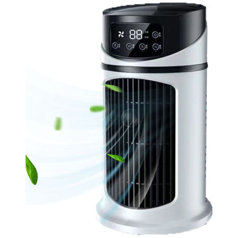Tragbarer Ac-ventilator, Mini-usb-personenklimagerät Mit 6 Geschwindigkeiten, Desktop-luftkühler Mit Touchscreen, Für Schlafzimmer, Zelt, Zimmer, Auto, Wohnmobil Und Camping