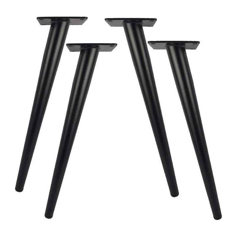 Aimoonsa Satz Von 4 Tischbeinen Aus Metall, 30 Cm, Schwarz – Möbelstütze Bis Zu 800 Kg