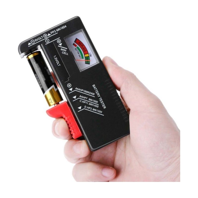 Universeller Batterietester - Aimoonsa - Digital - Aa/aaa/c/d/9v - Digitale Anzeige - Ohne Stromversorgung