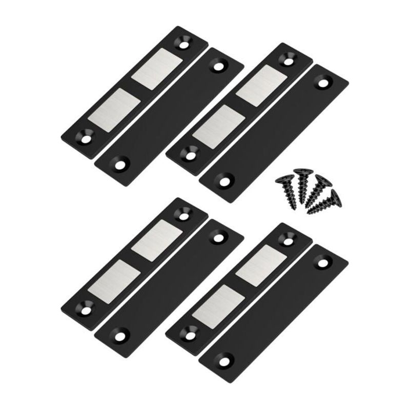 4er-set Ultradünne, Starke Magnetische Schrankverschlüsse Für Küchenschränke, Möbel Und Zuhause