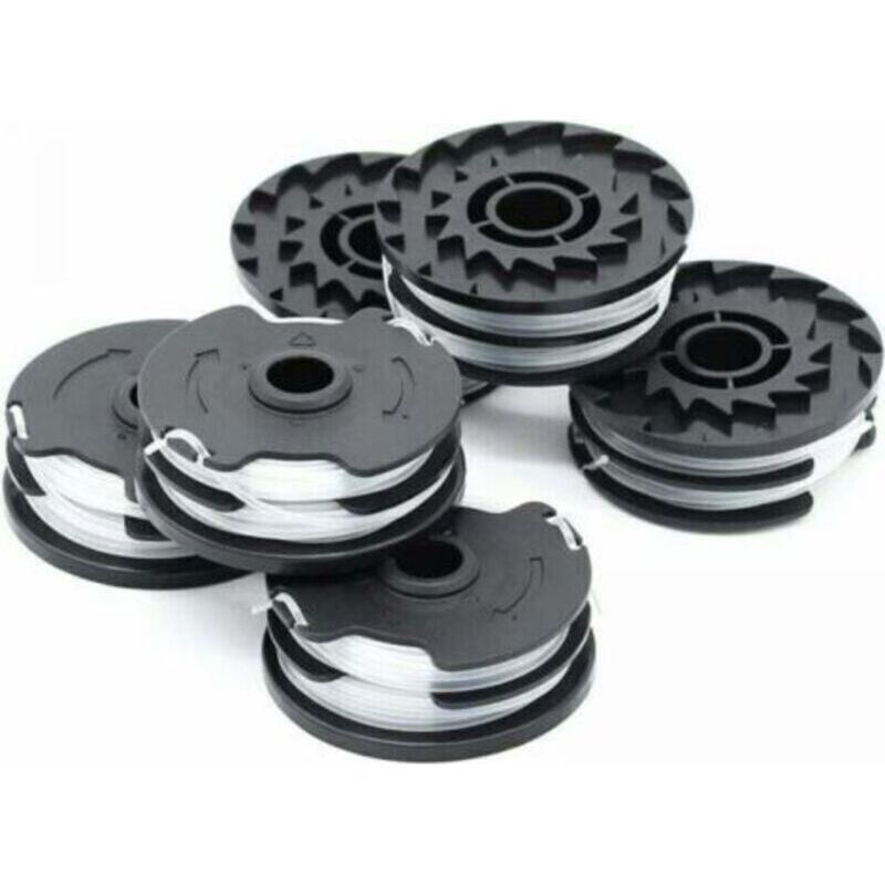 6er-pack Ersatzspulen Für Lidl Parkside Rasenmäher Prta 20-li A1, Xu, B2, C3, Prt 550 A1, A3, Prt 300 A1 -