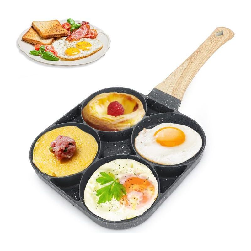 Pfannkuchenpfanne, Ei, Crêpe, Antihaft-bratpfanne - Aluminiumlegierung - 422440 Cm - Für Gasherd, Induktion