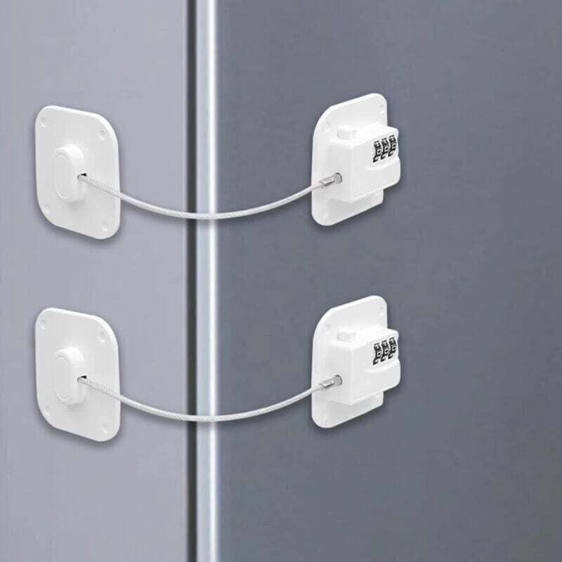 2er-pack Kühlschrankschloss Mit Code, Kindersicherung Für Kühlschrank, Selbstklebendes Kombinationsschloss Für Kühlschranktür, Sicherheitsverschluss Für Türen, Fenster, Schränke Und Kleiderschränke
