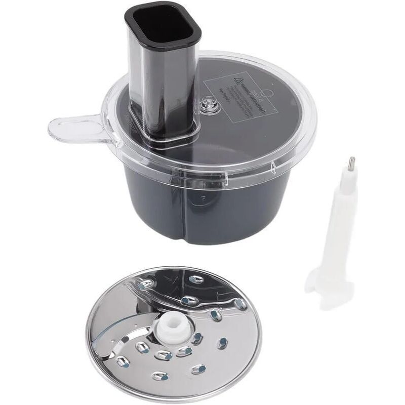 Gemüseschneider Und -reibe Für Thermomix Tm6 – Multifunktionsdeckel – Kompatibel Mit Tm5 Und Tm6 – Material Aus Abs Und Edelstahl – Spülmaschinenfest
