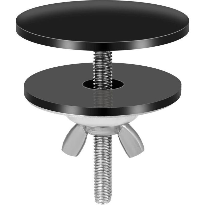 Abdeckung Für Wasserhahnloch, Schwarz, 5 Cm Edelstahl Abdeckung Für Wasserhahnloch Spüle Wasserdichte Spülenabdeckung Küche Schwarz Als Stopfen Für Wasserhahnloch Der Spüle.