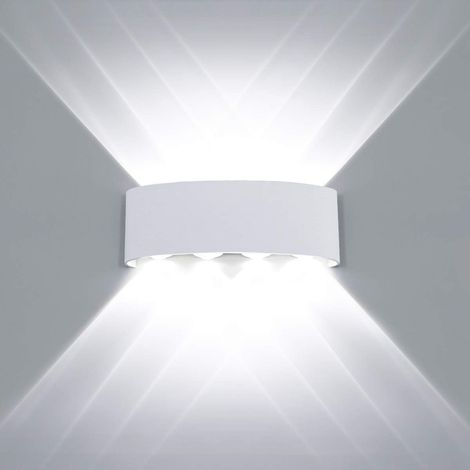 Moderne Led-deckenleuchte, Wasserdicht, Aus Aluminium, Wandleuchte, Runde Leuchte Für Innen- Und Außenbereich, Flur, Gang, 8w, Weiß
