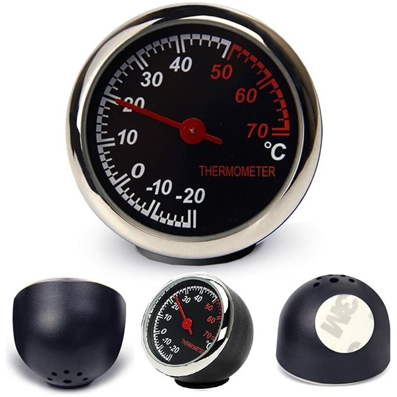 Auto-thermometer - Mechanischer Zeiger - Analog - Zählwerkzeug - Kratzfest - Hohe Transparenz Und Haltbarkeit - Temperaturmessinstrument