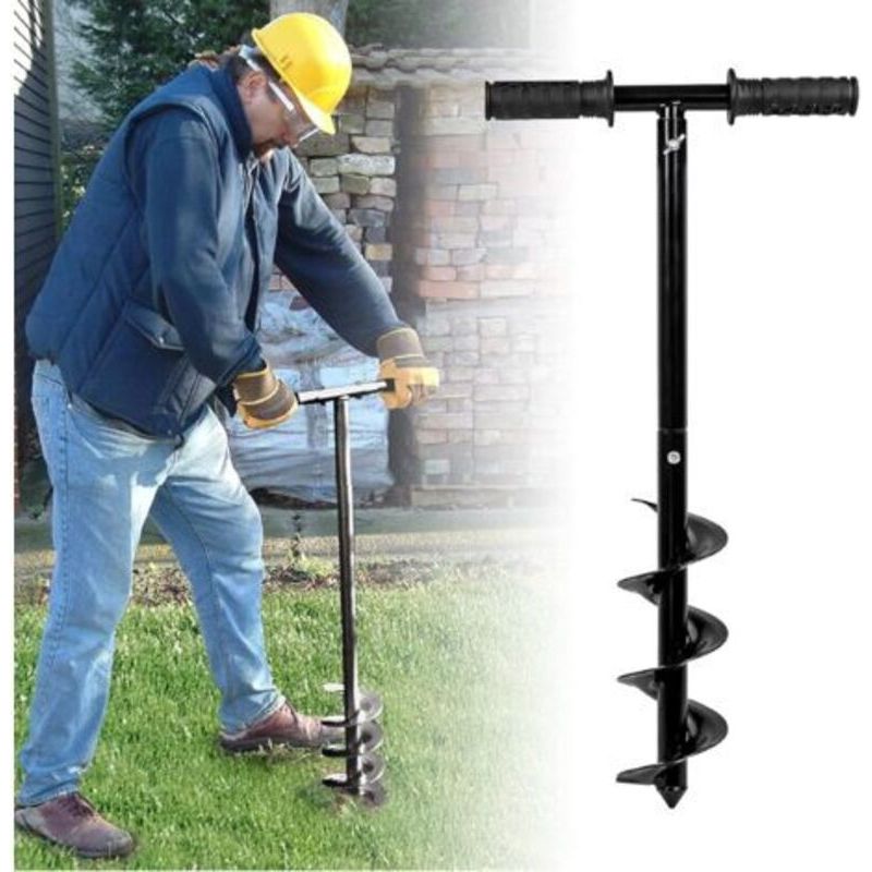 Garten-handbohrer, Manueller Erdbohrer Mit Griff, Gartenwerkzeug Zum Bohren Von Löchern Für Das Pflanzen Von Bäumen, Sträuchern, Tiefwurzelnden Blumen Und Zwiebeln