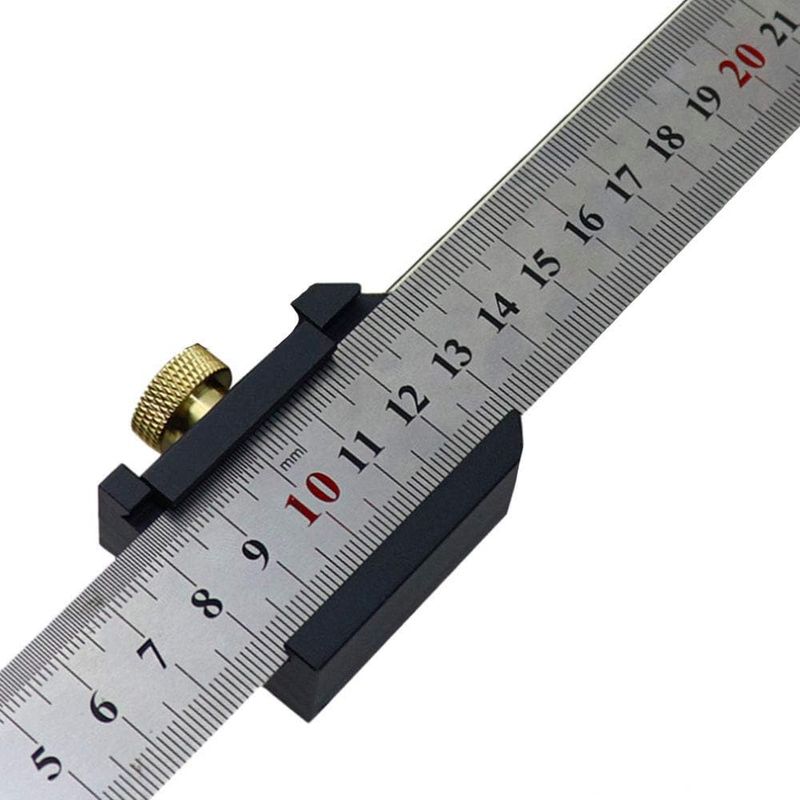 Metall-lineal 30 Cm, Edelstahl-lineal, Paralleles Anschlaglineal, 45-grad- Und 90-grad-zeichenwerkzeuge Für Die Holzbearbeitung