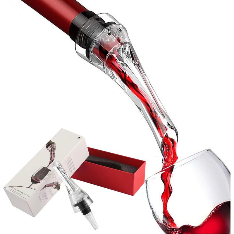 Weinausgießer Und Belüfter – Professioneller Wein-dekanter Und Belüfter, Tropffreier Ausgießer Zur Belüftung Für Rot- Und Weißweine
