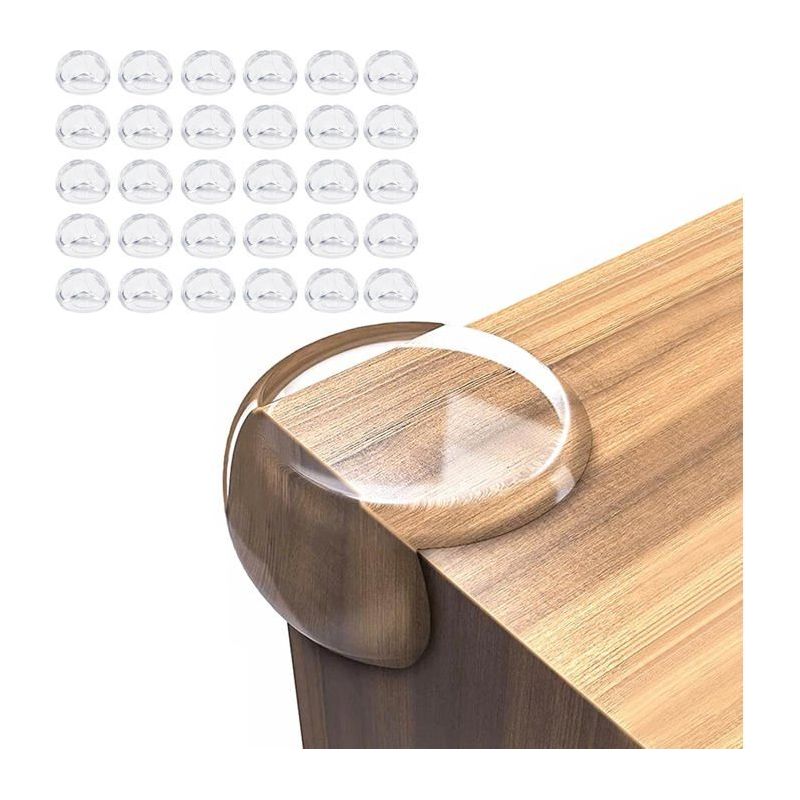 30er Set Baby-tischkantenschutz – Vollständiger Schutz Für Kinderbett/kamin/treppen, Stoßdämpfend, Transparent, Einfache Installation