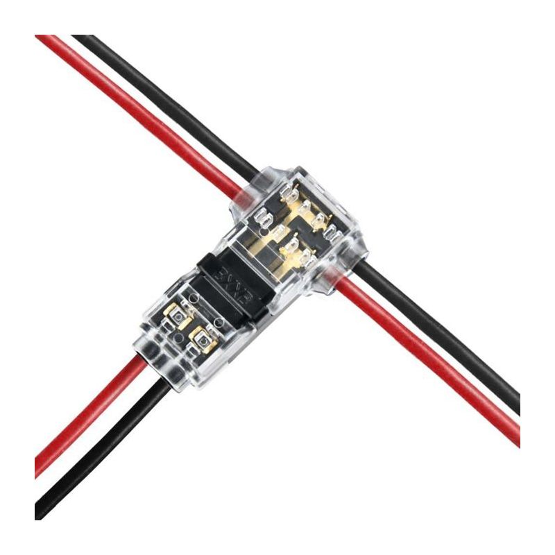 12 Stück T-verbinder 2-polig Für Elektrische Kabel 20/22 Awg Auto Wasserdicht - Lötfrei Für Led-kabel Und Beleuchtung Wasserdicht