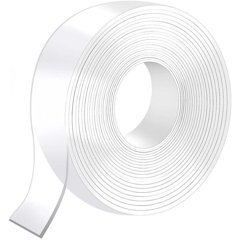 5m Scotch Doppelseitiges Klebeband Extra Stark, 5m X 3cm X 2mm Scotch Transparentes Doppelseitiges Waschbares, Wiederverwendbares Klebeband Zum Aufhängen Von Bildern Ohne Bohren Für Bilderrahmen Und T