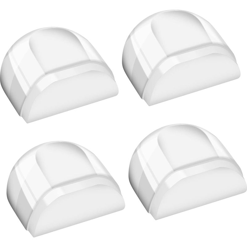 Türstopper, 4 Stück Transparente Türanschläge, Selbstklebende Boden- Und Parkett-türstopper, Türpuffer Zum Schutz Von Türen Und Wänden, Ohne Bohren, Bodentürstopper Für Zuhause Und Büro