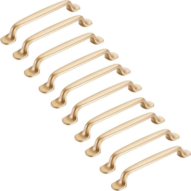 10 Stück Goldene Schrankgriffe 128mm – Möbelgriffe Für Küche, Schrank Und Tür